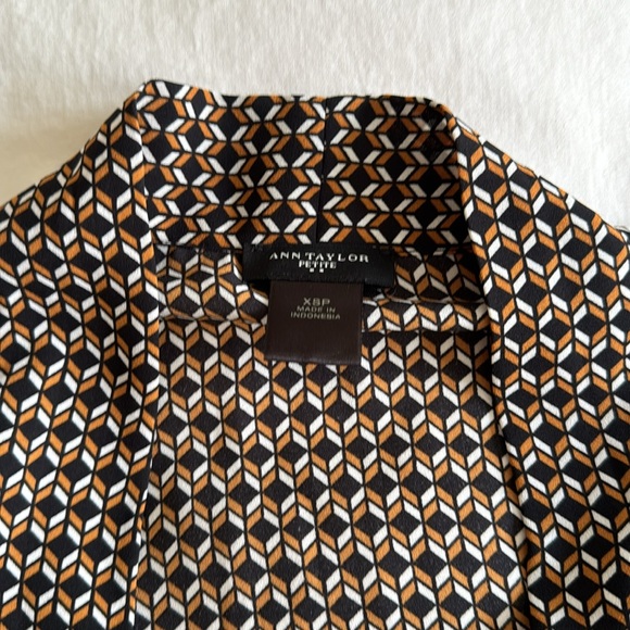 2 Ann Taylor Tie Blouses - Picture 5 of 5